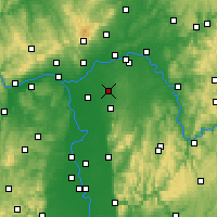 Nearby Forecast Locations - Egelsbach - Carte