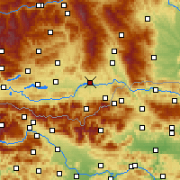 Nearby Forecast Locations - Völkermarkt - Carte