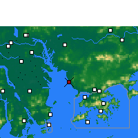 Nearby Forecast Locations - Shenzhen AP - Carte