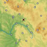 Nearby Forecast Locations - Kronach - Carte