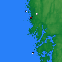 Nearby Forecast Locations - Fjällbacka - Carte