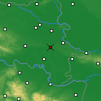 Nearby Forecast Locations - Vinkovci - Carte