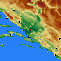 Nearby Forecast Locations - Metković - Carte