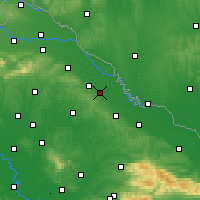 Nearby Forecast Locations - Đurđevac - Carte