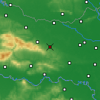 Nearby Forecast Locations - Našice - Carte