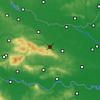 Nearby Forecast Locations - Orahovica - Carte