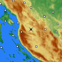 Nearby Forecast Locations - Otočac - Carte