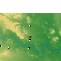 Nearby Forecast Locations - Bellampalle - Carte