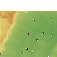 Nearby Forecast Locations - Bemetara - Carte