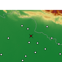 Nearby Forecast Locations - Chanpatia - Carte