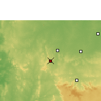 Nearby Forecast Locations - Dalli Rajhara - Carte