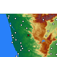 Nearby Forecast Locations - Erattupetta - Carte