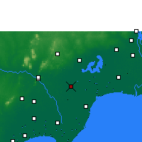 Nearby Forecast Locations - Gudivada - Carte