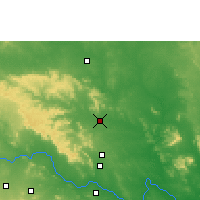 Nearby Forecast Locations - Kagaznagar - Carte