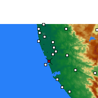 Nearby Forecast Locations - Kayamkulam - Carte