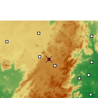Nearby Forecast Locations - Koraput - Carte