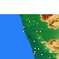 Nearby Forecast Locations - Kunnamkulam - Carte