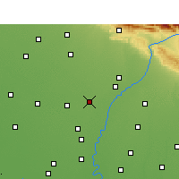 Nearby Forecast Locations - Ladwa - Carte