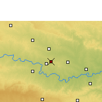 Nearby Forecast Locations - Manwath - Carte