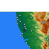 Nearby Forecast Locations - Mavelikkara - Carte