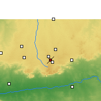 Nearby Forecast Locations - Mhowgaon - Carte