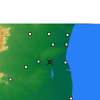 Nearby Forecast Locations - Neyveli - Carte
