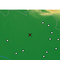 Nearby Forecast Locations - Padrauna - Carte