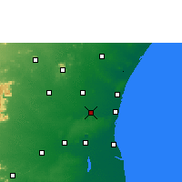 Nearby Forecast Locations - Panruti - Carte