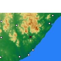 Nearby Forecast Locations - Paralakhemundi - Carte