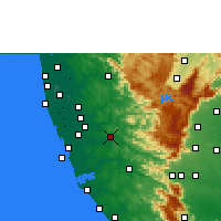 Nearby Forecast Locations - Pathanamthitta - Carte