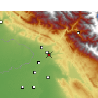 Nearby Forecast Locations - Pathankot - Carte