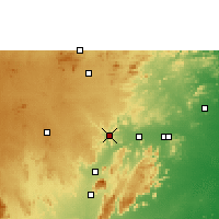 Nearby Forecast Locations - Pernambut - Carte