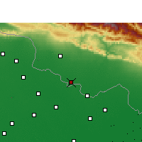 Nearby Forecast Locations - Raxaul - Carte
