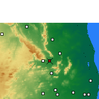 Nearby Forecast Locations - Renigunta - Carte
