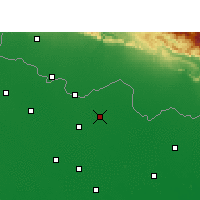 Nearby Forecast Locations - Sitamarhi - Carte