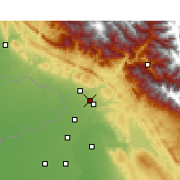 Nearby Forecast Locations - Sujanpur - Carte