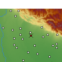 Nearby Forecast Locations - Thakurdwara - Carte