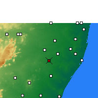 Nearby Forecast Locations - Vandavasi - Carte