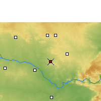 Nearby Forecast Locations - Wanaparthy - Carte