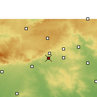 Nearby Forecast Locations - Warud - Carte