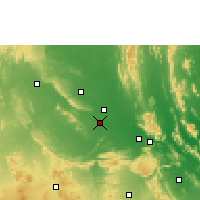 Nearby Forecast Locations - Yerraguntla - Carte
