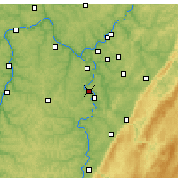 Nearby Forecast Locations - Monongahela - Carte
