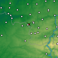 Nearby Forecast Locations - Merbes-le-Château - Carte