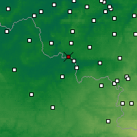Nearby Forecast Locations - Péruwelz - Carte