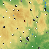 Nearby Forecast Locations - Bystřice nad Pernštejnem - Carte