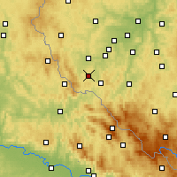 Nearby Forecast Locations - Domažlice - Carte
