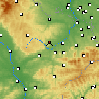 Nearby Forecast Locations - Fulnek - Carte