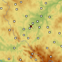 Nearby Forecast Locations - Holýšov - Carte