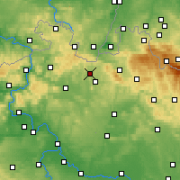 Nearby Forecast Locations - Jablonné v Podještědí - Carte