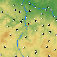 Nearby Forecast Locations - Jílové u Prahy - Carte